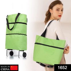 Folding Cart Bags Trolley Shopping Bag For Travel Luggage