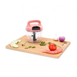 2 in 1 Handy Chopper 1000 ML used widely in all kinds of household kitchen purposes for cutting and chopping of types of vegetables and fruits etc.