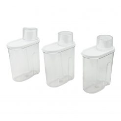 3 Pc Cereal Dispenser 750 ML For Storing And Serving Of Cereal And All Stuffs.