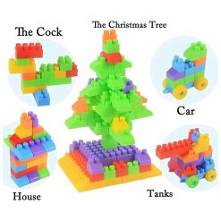100 Pc Train Blocks Toy used in all kinds of household and official places specially for kids and children for their playing and enjoying purposes.