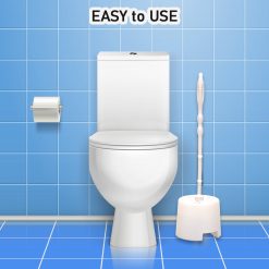 Toilet Cleaning Brush with Potted Holder