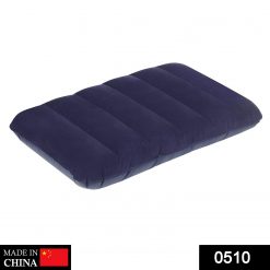 Velvet Air Inflatable Travel Pillow (Blue)