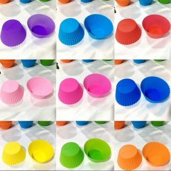 Silicone cupcake Shaped Baking Mold Fondant Cake Tool Chocolate Candy Cookies Pastry Soap Moulds