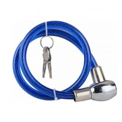 Multipurpose Cable Lock for Bike, Luggage, Steel Keylock, Anti-Theft