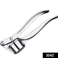 Stainless Steel Garlic Press Crusher (With Box)