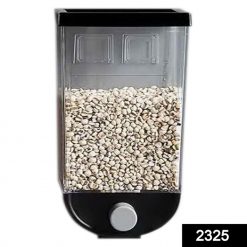 Wall Mounted Cereal Dispenser Tank Grain Dry Food Container (1500ML) (Multicolour)