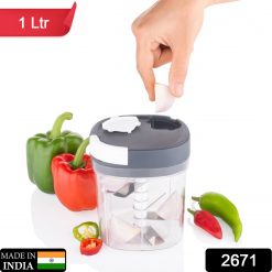 Handy Chopper and Slicer Used Widely for chopping and Slicing of Fruits, Vegetables, Cheese Etc. Including All Kitchen Purposes.