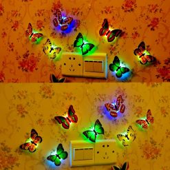 The Butterfly 3D Night Lamp Comes with 3D Illusion Design Suitable for Drawing Room, Lobby.