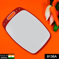 Vegetables and Fruits Cutting Chopping Board Plastic Chopper Cutter Board Non-slip Antibacterial Surface with Extra Thickness